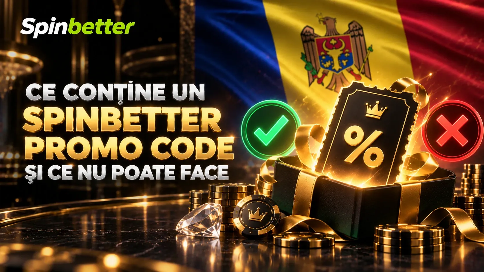ce conține un SpinBetter promo code și ce nu poate face