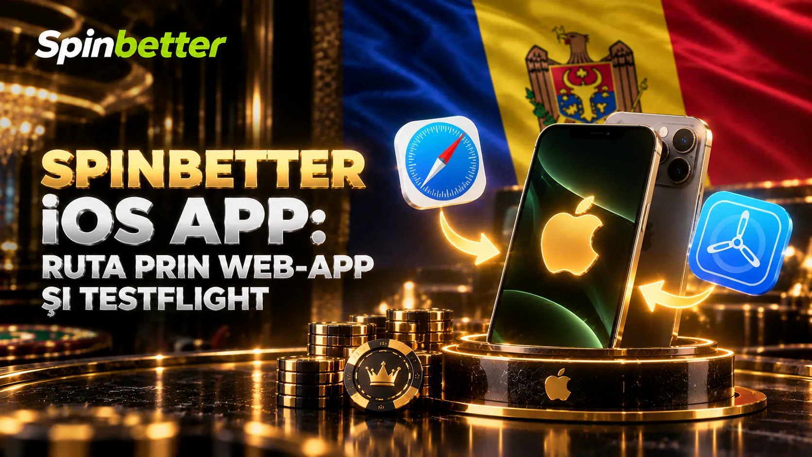 SpinBetter iOS app: ruta prin web-app și TestFlight