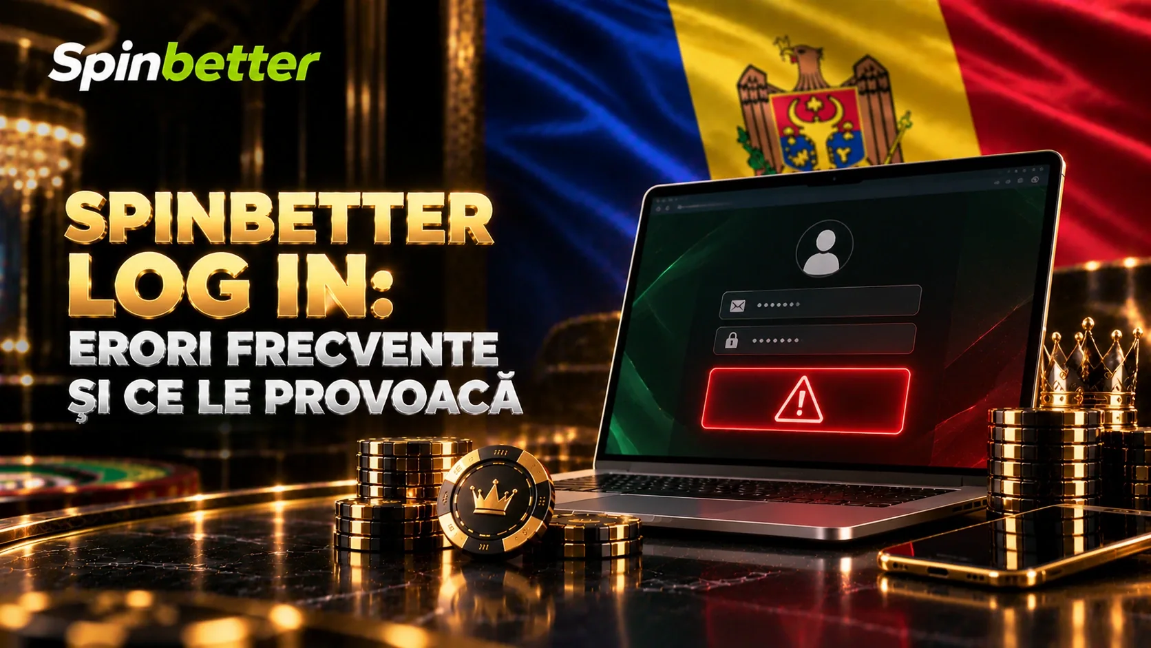 erori frecvente la SpinBetter log in și ce le provoacă